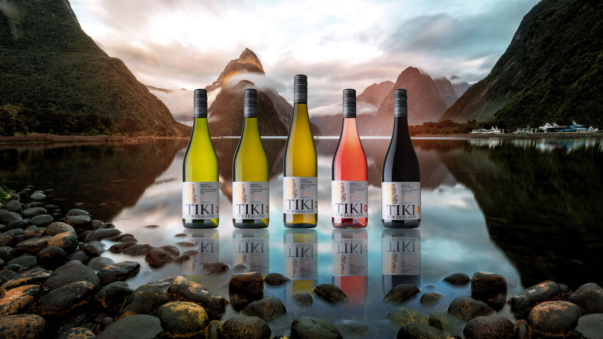 TIKI Vino Blanco Sauvignon Blanc Marlborough Nueva Zelanda Botella 75 Cl