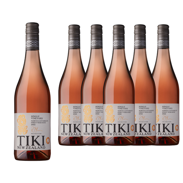 Tiki Single Vineyard North Canterbury Pinot Noir Rosé 2022 ($26 per bottle)