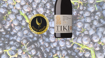 Awarded GOLD for Tiki Pinot Noir!