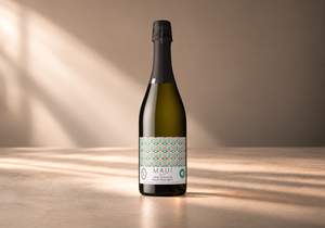 Maui Pōtiki 0% Sparkling Brut, an alcohol-free sparkling wine from Tiki Wine & Vineyards, New Zealand
