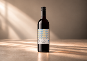 Maui Pōtiki 0% Merlot, an alcohol-free red from Tiki Wine & Vineyards, New Zealand