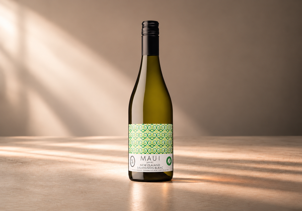 Maui Pōtiki 0% Sauvignon Blanc, an alcohol-free white from Tiki Wine & Vineyards, New Zealand