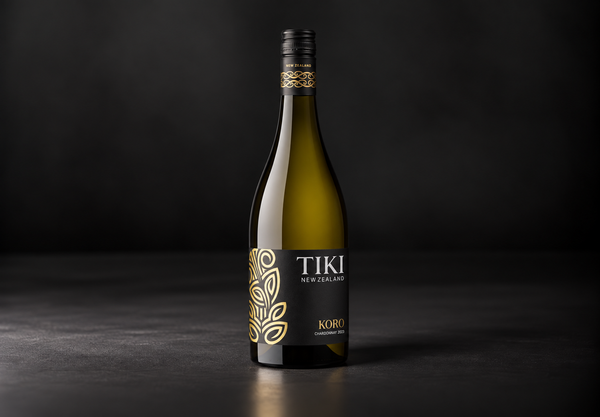 Tiki KORO Chardonnay 2023, a North Canterbury Chardonnay from the Waipara Valley, New Zealand