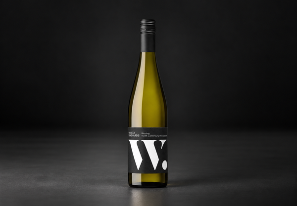 Waiata Riesling 2025, an off-dry white wine from the Waipara Valley, North Canterbury, New Zealand