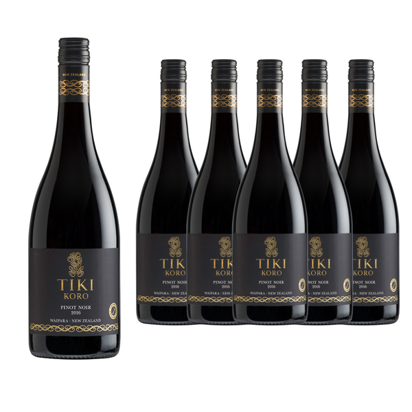 Tiki KORO Waipara Pinot Noir 2016 ($40 per bottle)