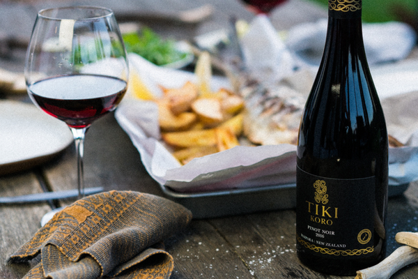 Tiki KORO Waipara Pinot Noir 2016 ($40 per bottle)